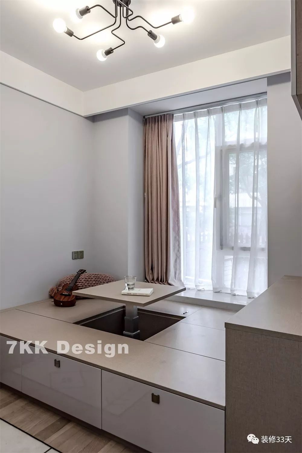 90㎡清新北欧两室错层空间三分离卫浴