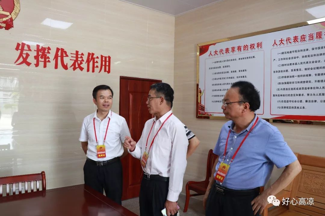 活动中,茂名市人大代表,茂名市人大常委会副秘书长陈桂强,茂名市人大