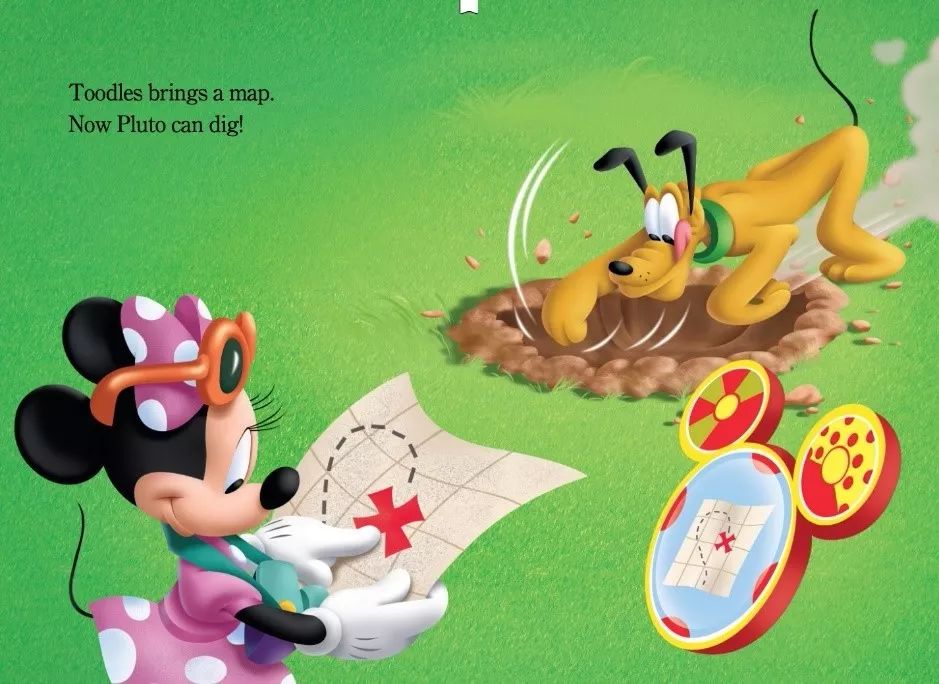 在这里,goofy可以钓鱼,mickey可以游泳,daisy可以荡秋千……每个人都