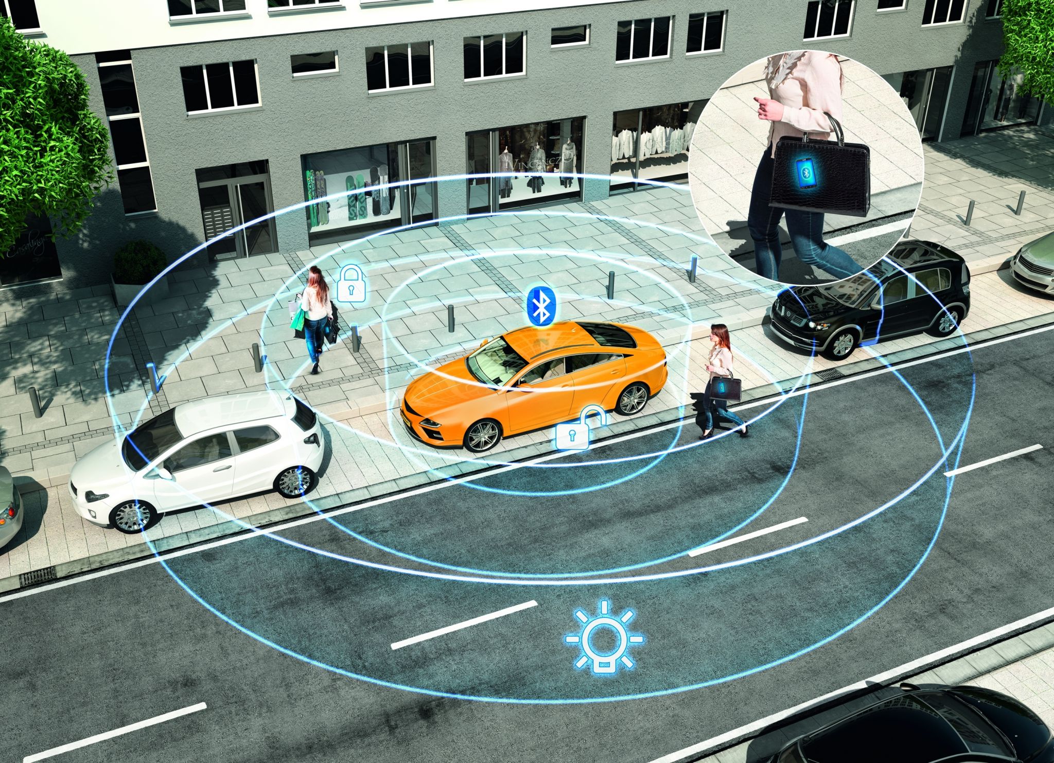 一部智能手机就能操控汽车peps蓝牙无钥匙进入和启动系统