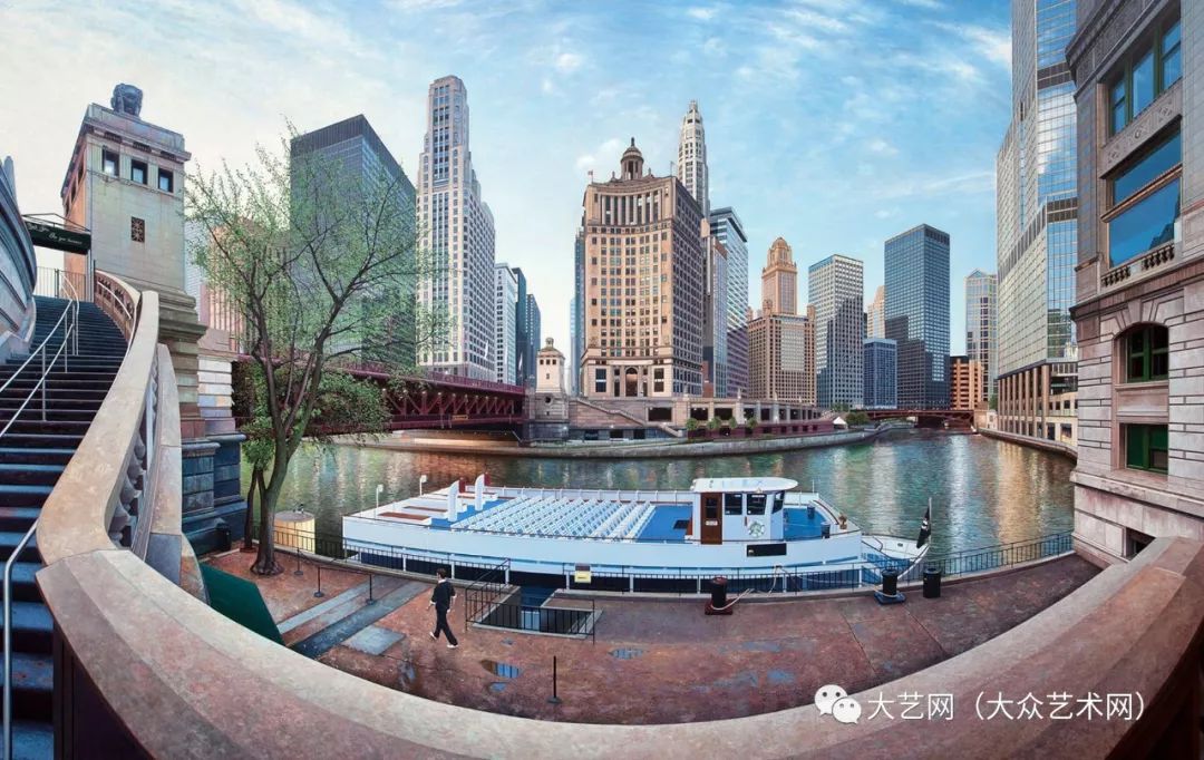 大众艺术网现代都市的手绘挑战英国超级写实主义画家nathanwalsh城市