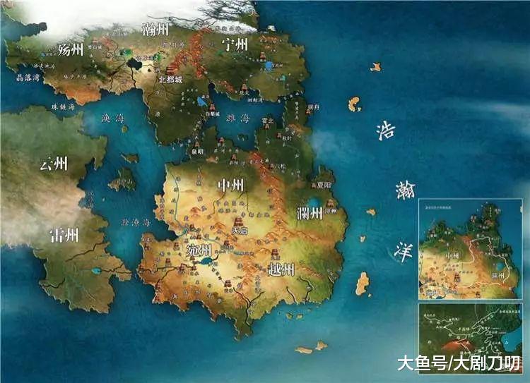 九州缥缈录有几个国家
