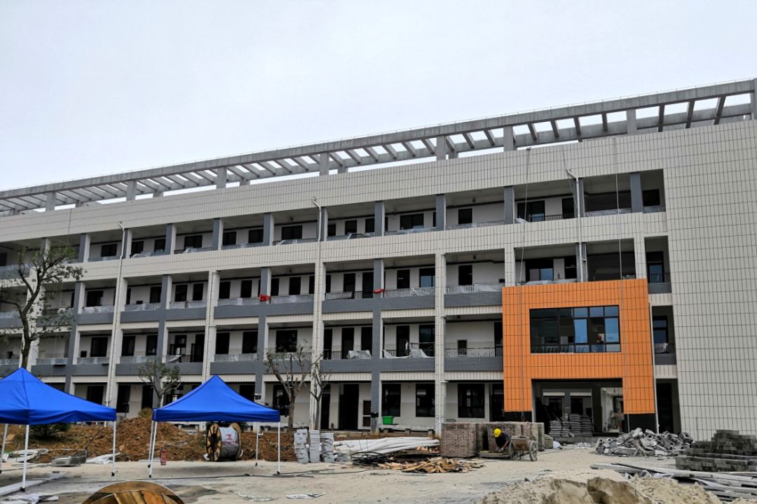 苍南县外国语学校小学部即将竣工 九月开学迎接新生