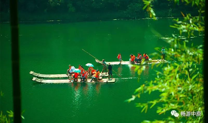 今夏硬核漂流之重渡沟竹筏漂流