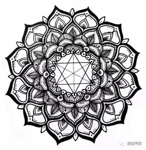 梵花纹身图案赏析