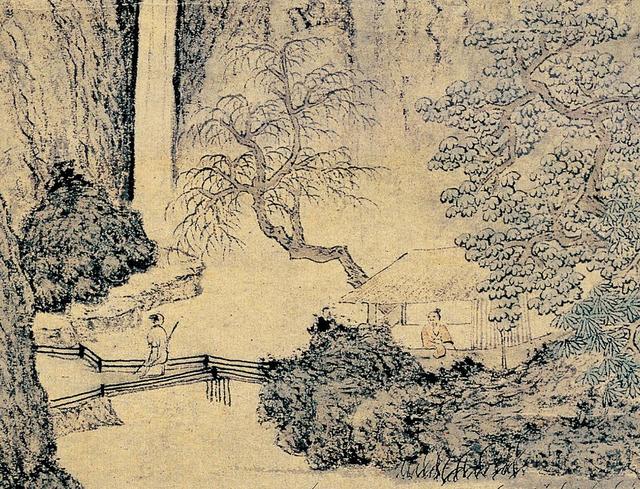 明,文徵明《绿荫草堂图》