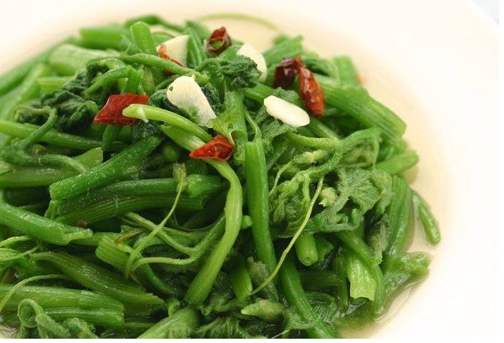 小虞美食木兰味道清炒南瓜尖