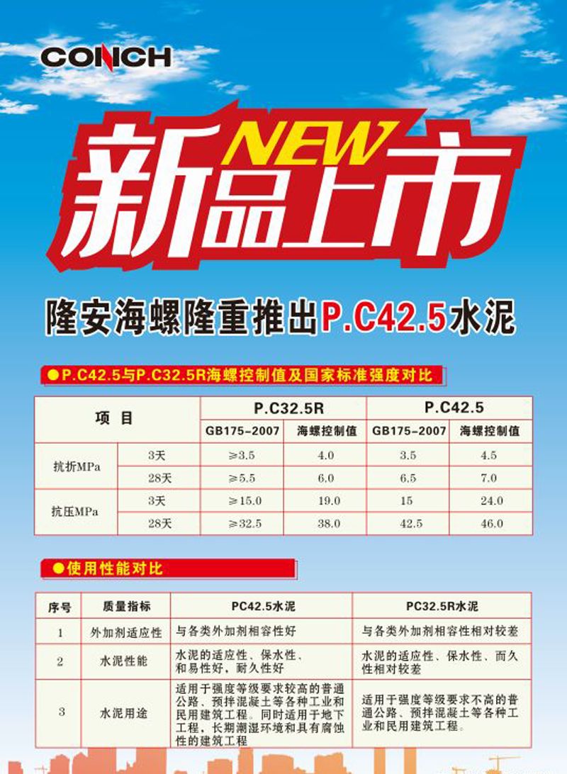 海螺水泥发布新品上市通知附通知原文