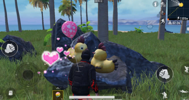 和平精英划船不用桨一生全靠浪夏日模式用滑板浪起来