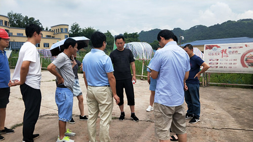 区住建城管局督促三水厂创文工作和项目建设工作_南溪