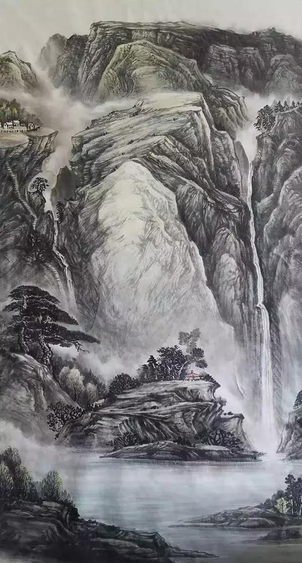 知名画家李金波墨色精微妙笔神韵
