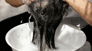 终于有答案了._洗头