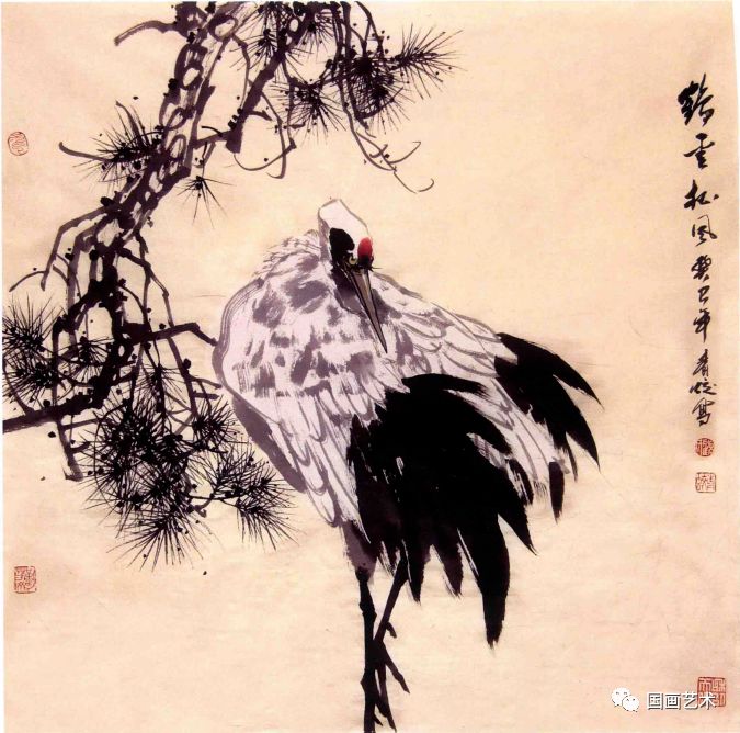【艺术课堂】中国画技法之写意仙鹤