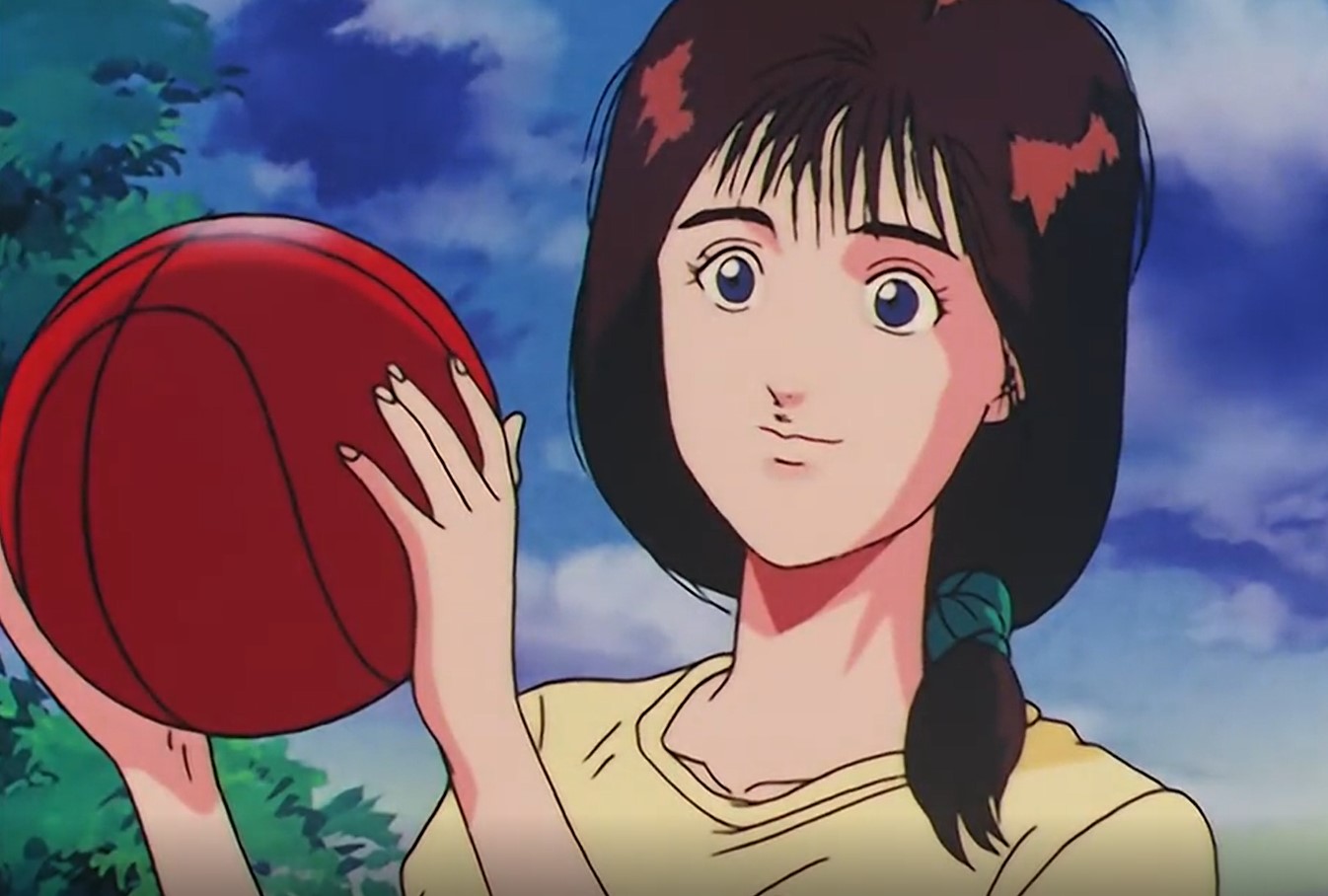 灌篮高手晴子也会打篮球让樱木学会第一次上篮