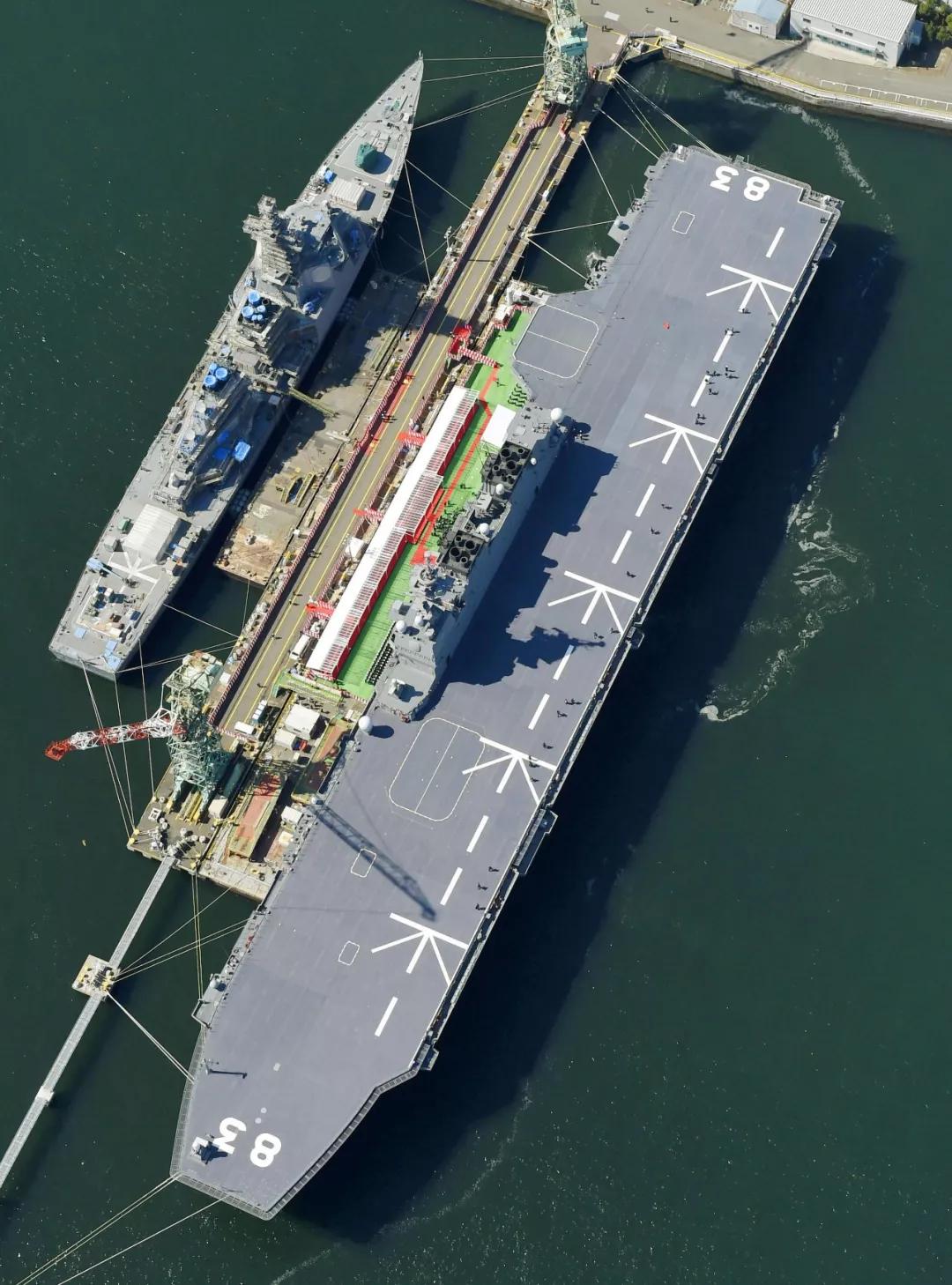 可起降f-35!"出云级"直升机航母将正式开启日本二战后航母时代