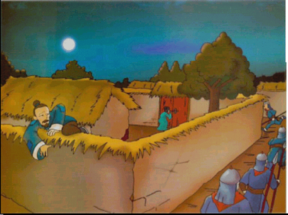 这便会有《石壕吏》里出现的那种现象:老翁逾墙走,老妇出门看,三男