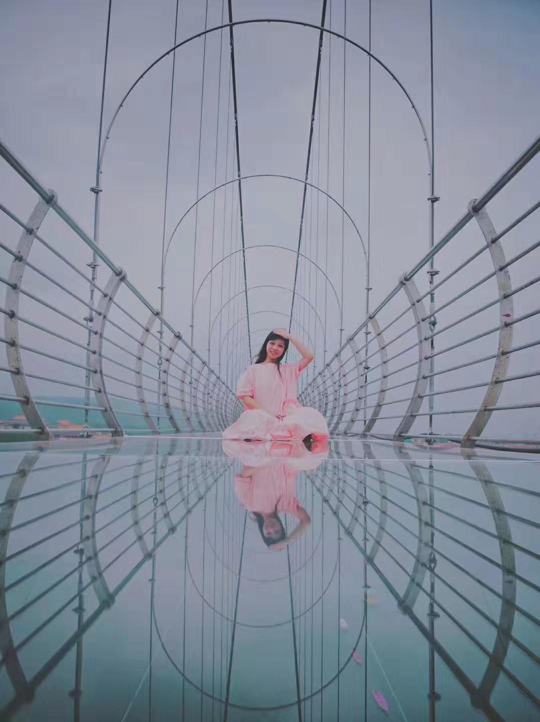 滁州第一座玻璃桥已建好运营