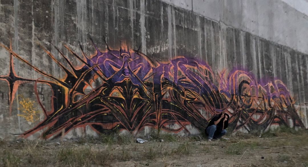 具有强烈风格化的字体涂鸦写手,来自西安,擅长wild style 字体创作