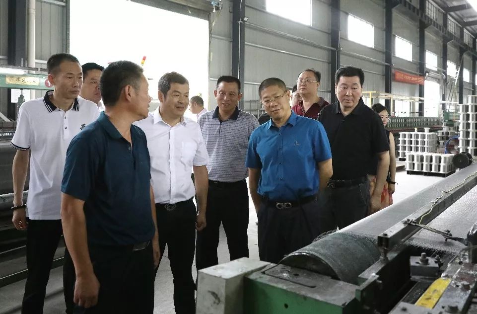 中国有色金属加工工业协会来我县考察