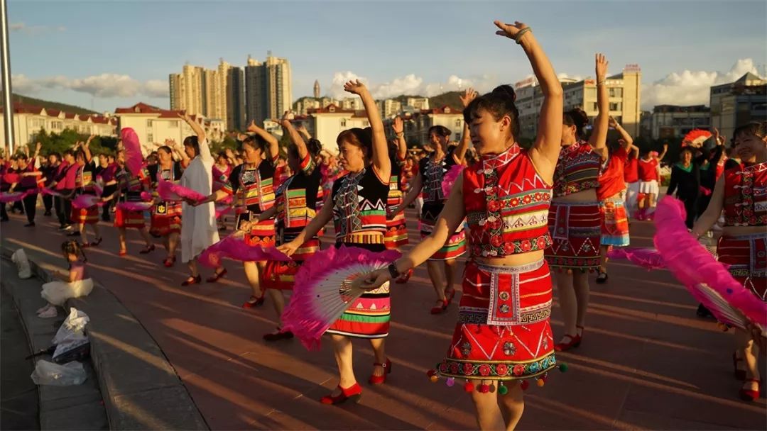 第六届中国聂耳音乐(合唱)周玉溪分会场——"万人广场舞"精彩瞬间