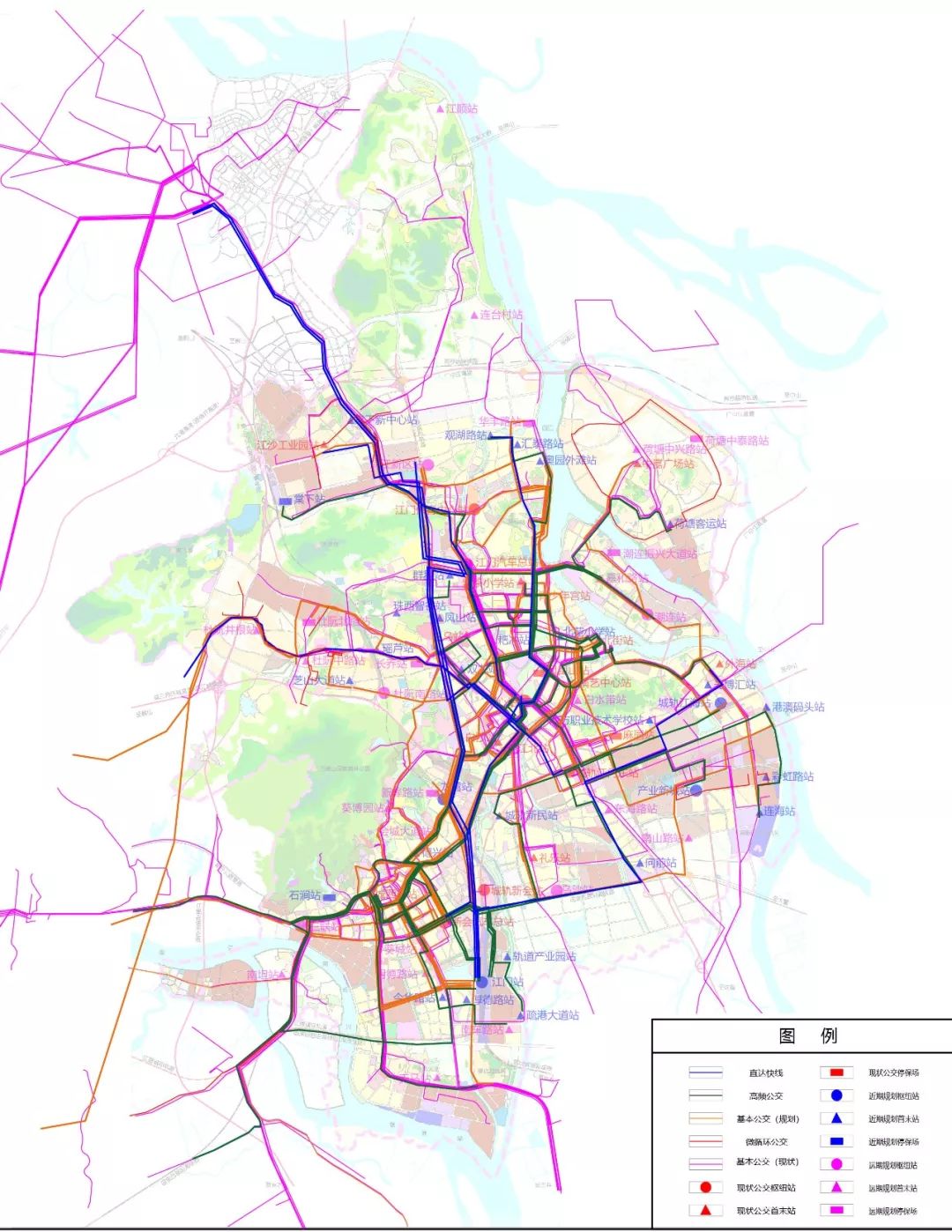 江门市地铁规划图图片