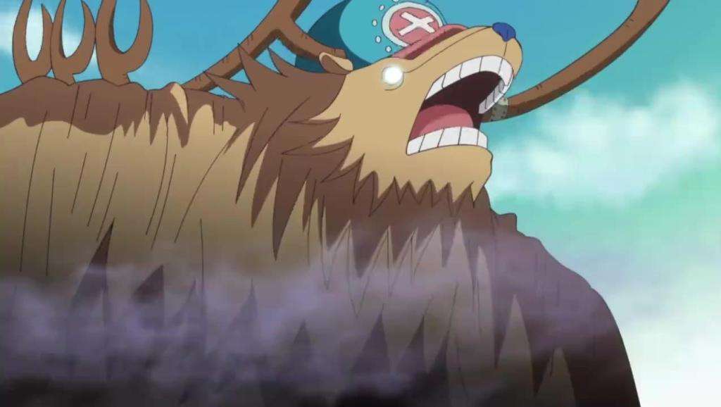 到时候或许会是乔巴的怪物形态对上奎因的腕龙形态,当然乔巴要想一人