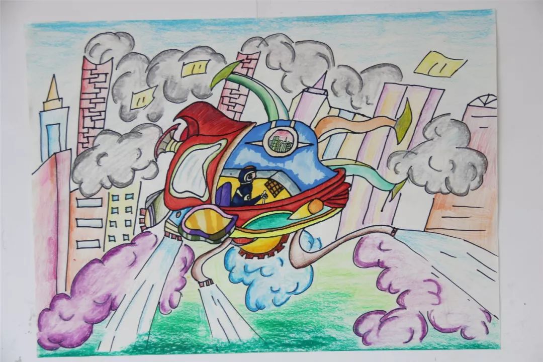 我心中的森林城市绘画笔下的美丽眉山二