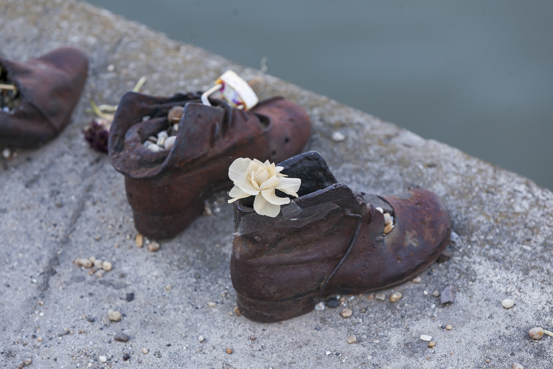 多瑙河畔的鞋子图片