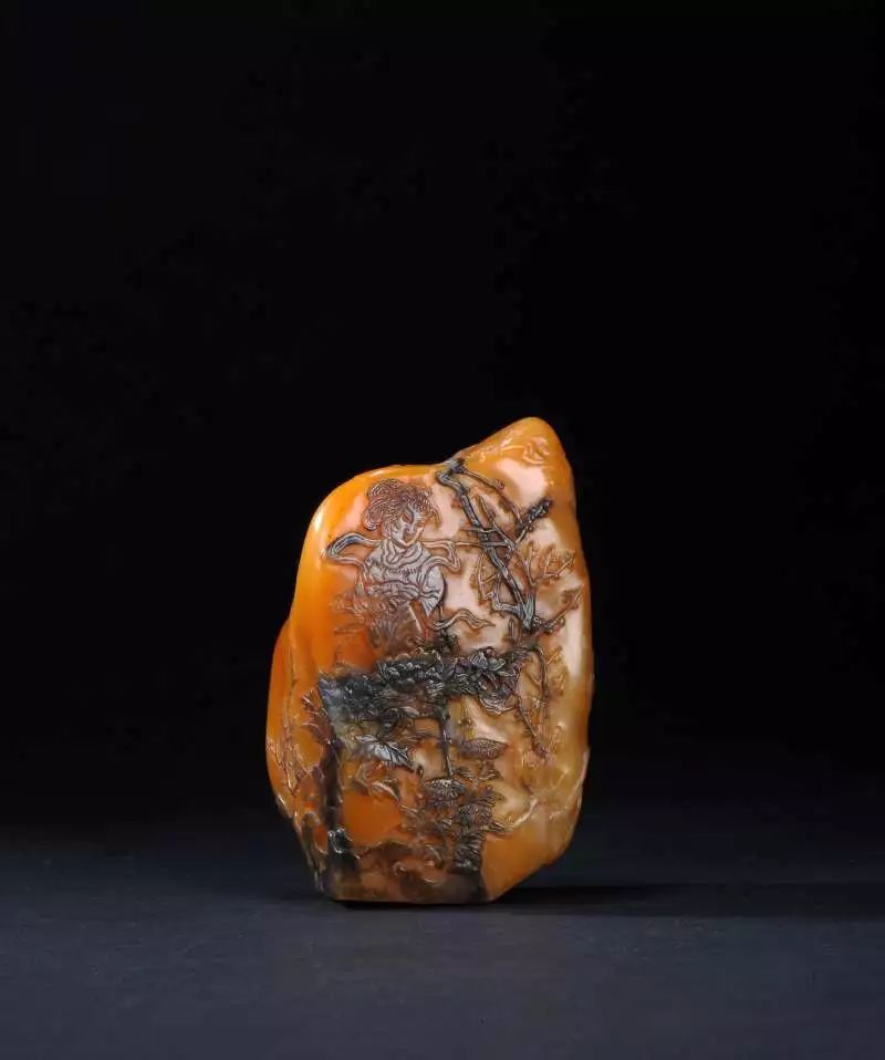 乌鸦皮田黄:皮相之美与价值 _黄石