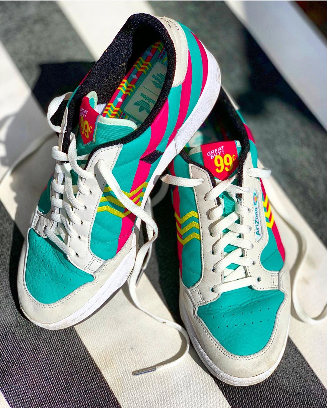 仅售99美分是圈套adidasxarizona联名系列人气爆表遭警察叫停