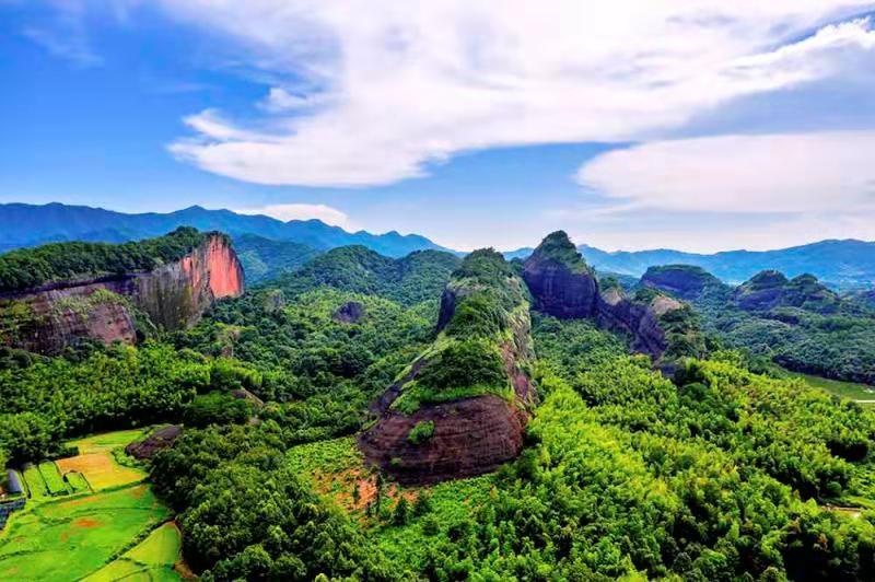 航拍石上古寨仙人寨感受不一样的铅山美色