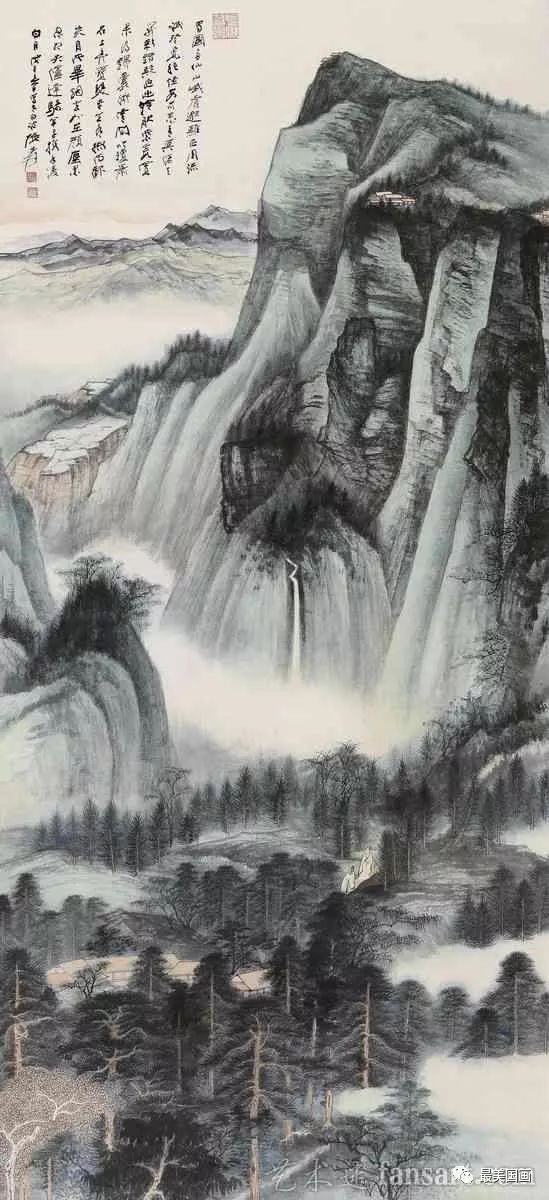 海量张大千水墨山水画欣赏