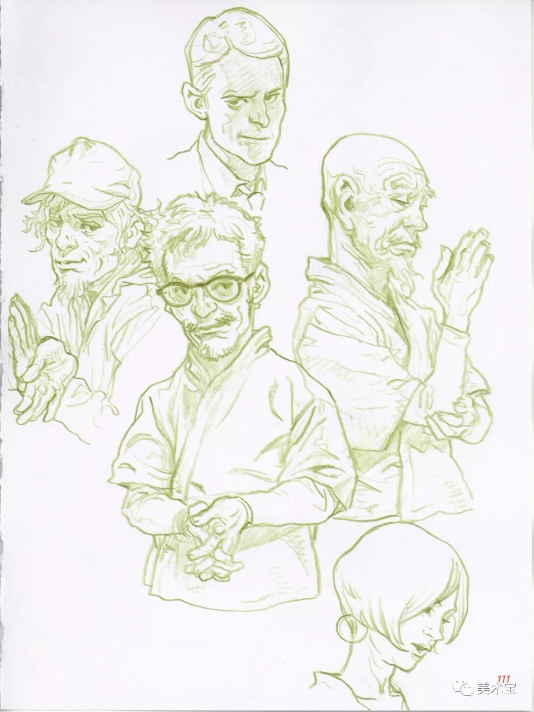 金政基我不只是人肉打印机看过这100张速写你就明白他为何这么说了