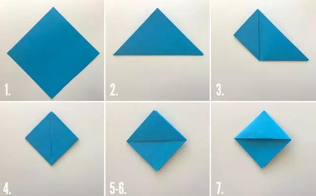 三角形书签的制作方法图片