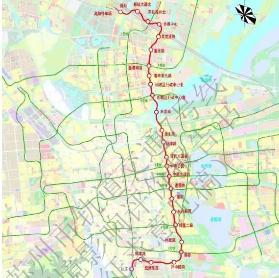 苏州地铁7号线规划图图片