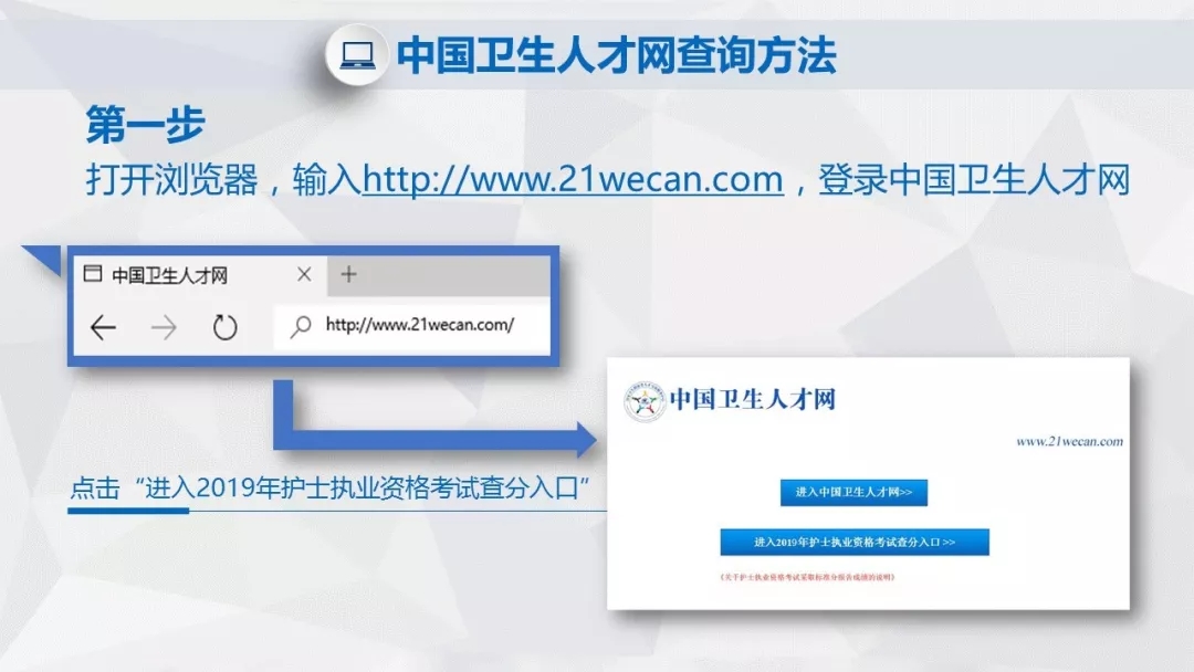 中国卫生人才网官方:2019年护士执业资格考试成绩正式公布!