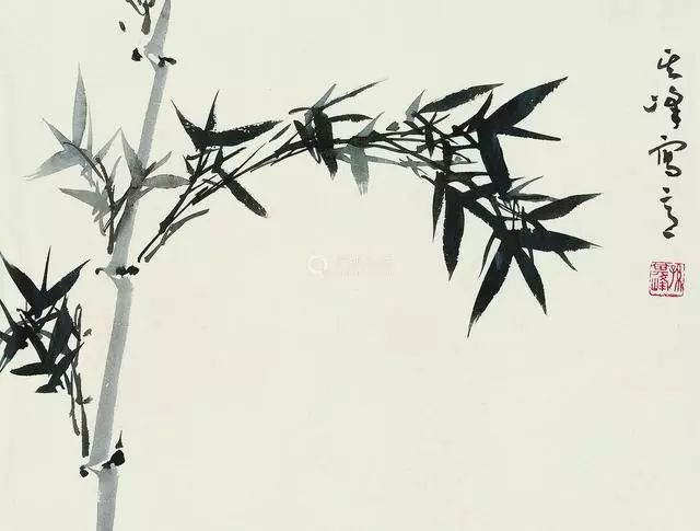 孙其峰图文示范墨竹画法