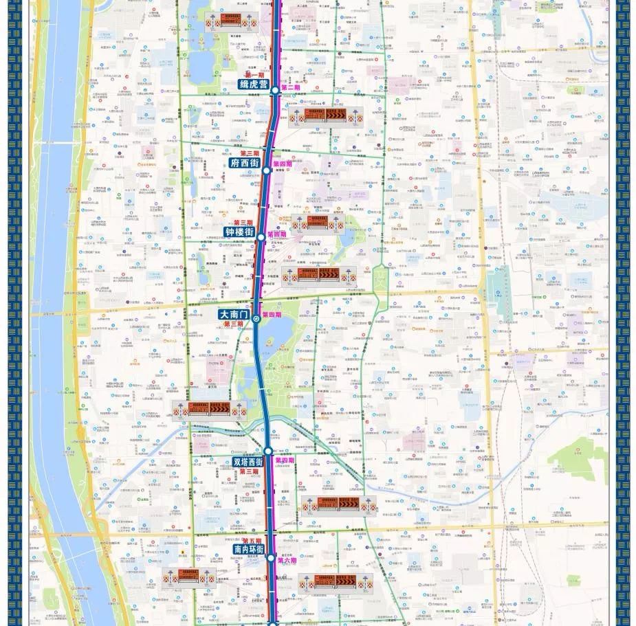 【注意】太原地铁2号线全线主要站点道路恢复!部分时段占道施工!