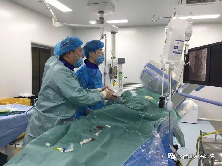 永昌县医院首次成功完成5例心脏冠状动脉造影检查术