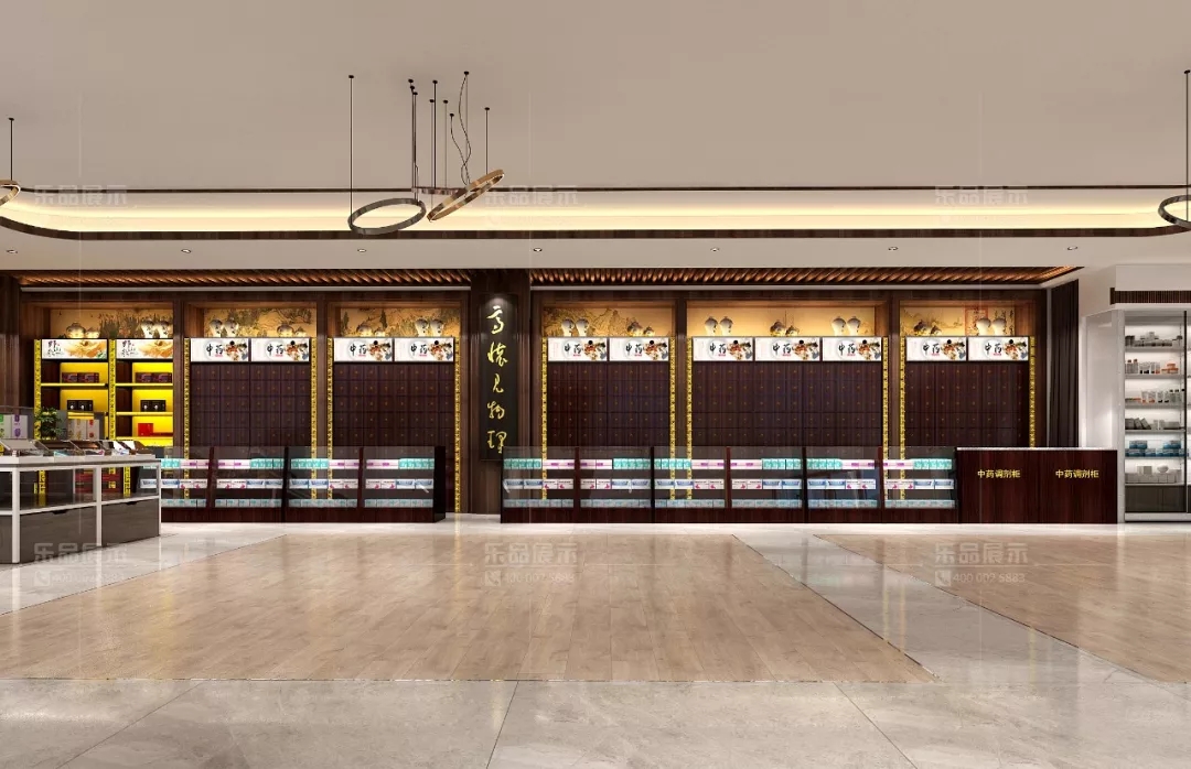 中式风格设计让药房分分钟美出新高度