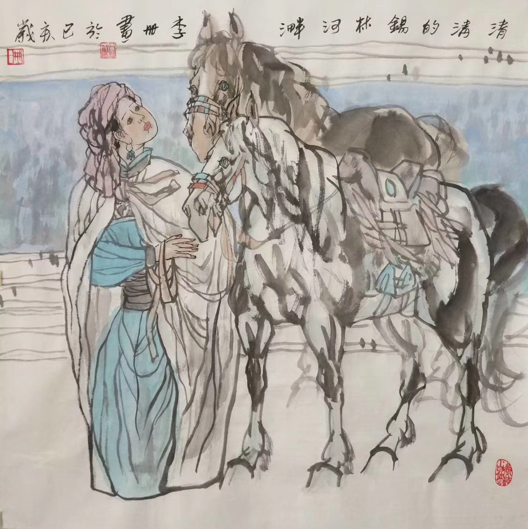 【作品欣赏】擅长中国人物画,速写,水彩画,美术作品曾多次参加全国及
