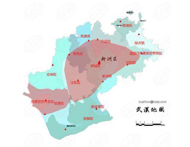 新洲区全域地图图片