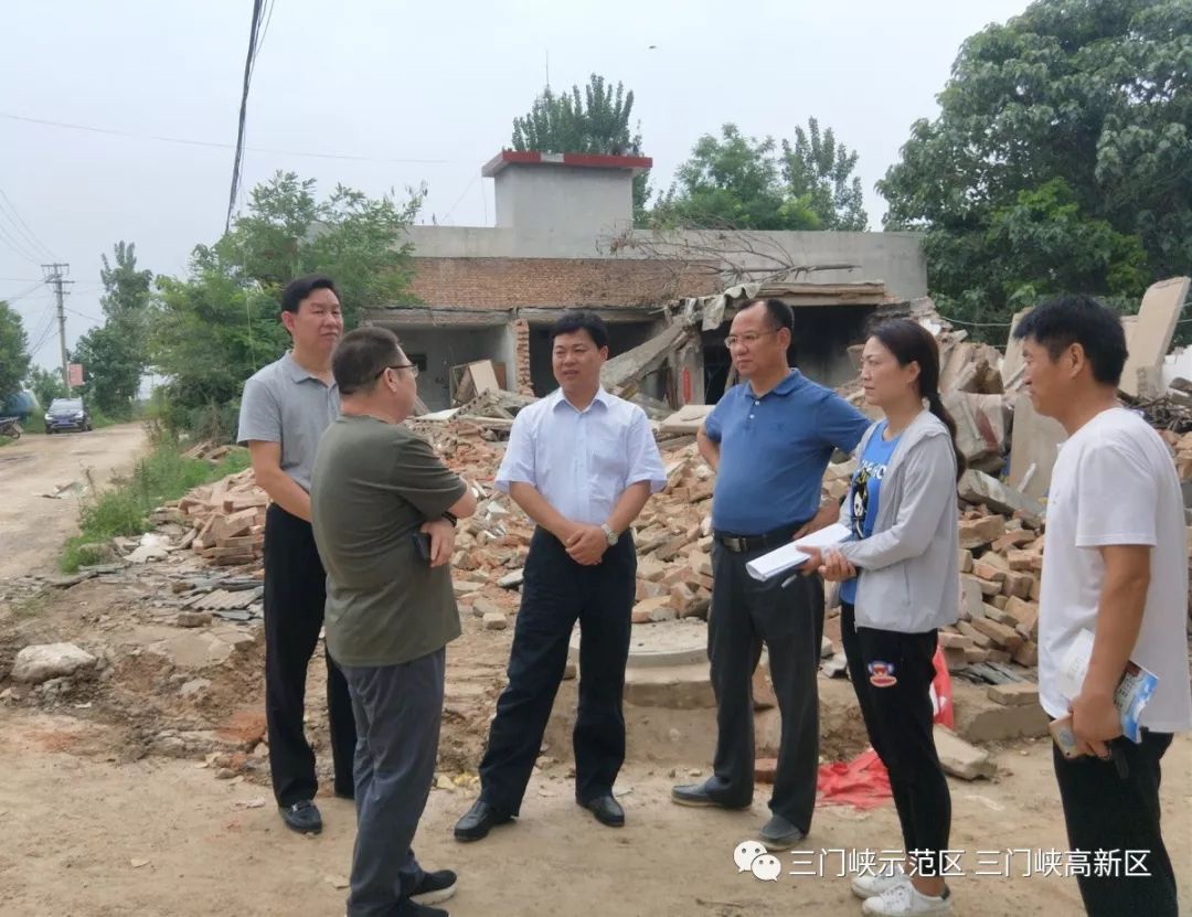 动态示范区高新区党工委书记刘文祥深入小北村督导调研拆迁进度及安置