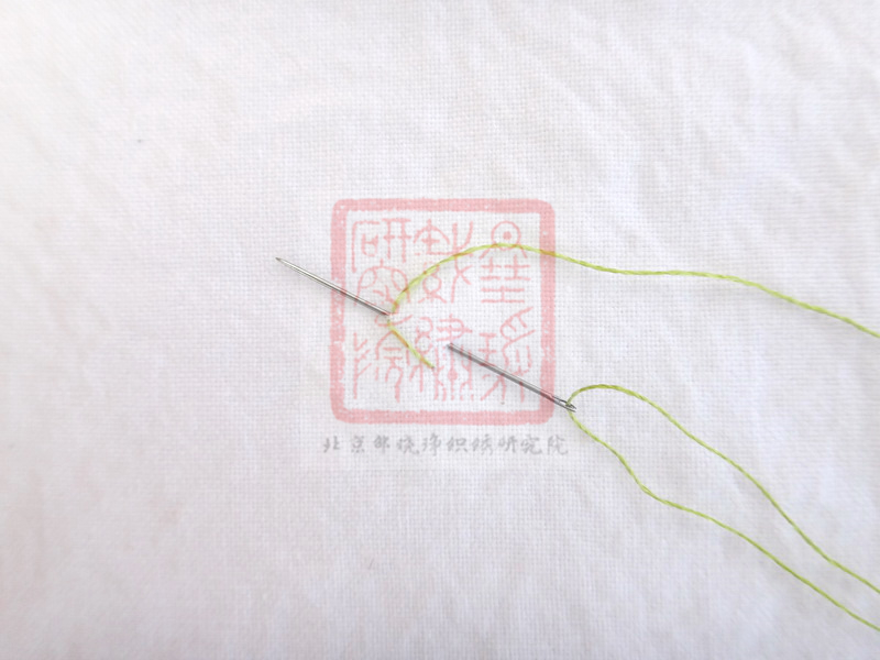 这个针法很佛系中国刺绣针法之松针