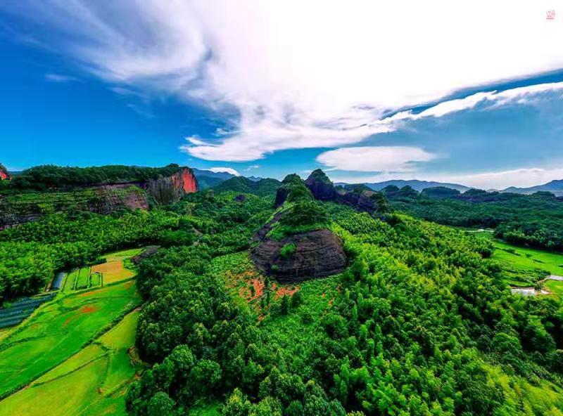 航拍石上古寨仙人寨感受不一样的铅山美色