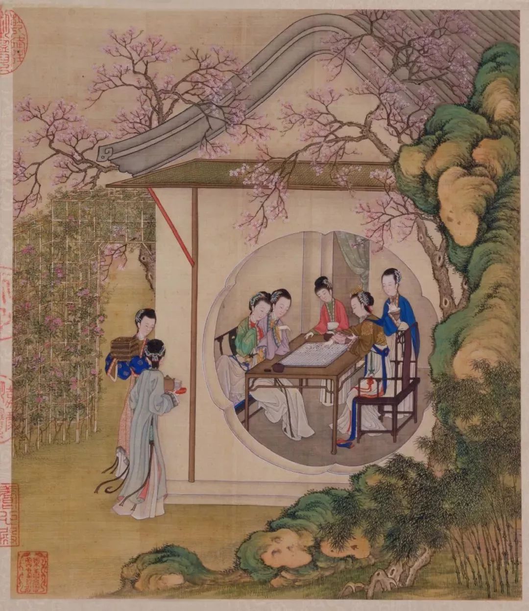 清朝宫廷美女,原来长这样!_仕女