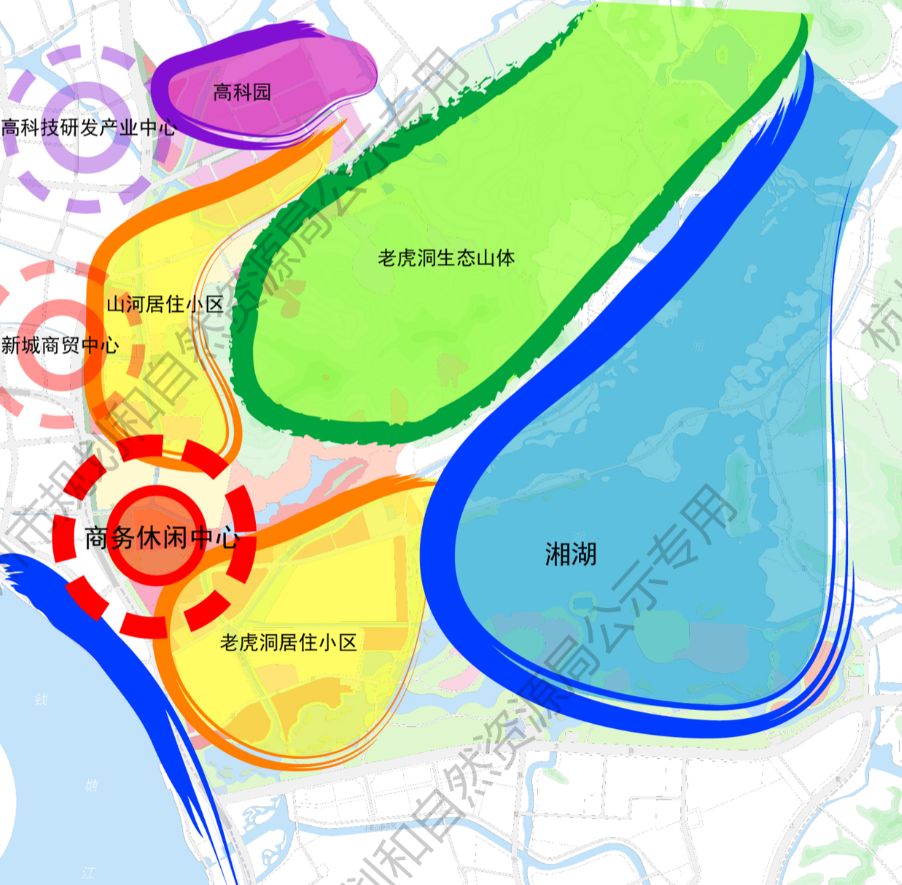 南三路将连接湘湖路多所学校规划建设上湘湖及中湘湖单元最新规划来了