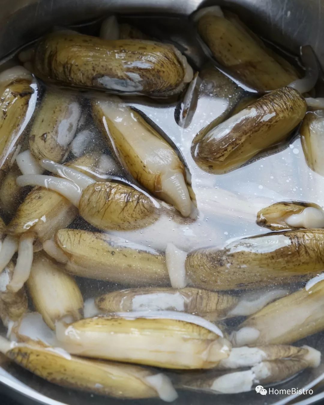 鱼香泡椒蛏子低温慢煮版