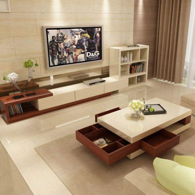 电视柜这样定制让客厅收纳值max