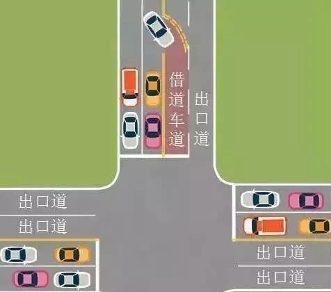 武汉江夏区推出首个"借道左转"标线!交警教你如何通行_车道